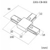 Соединитель T-образный для треков Favourite Practica 2201-CB-003