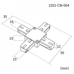 Соединитель X-образный для треков Favourite Practica 2201-CW-004