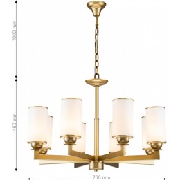 Подвесная люстра Favourite Sollemnis 2621-8P