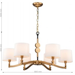 Подвесная люстра Favourite Roshe 2624-6P