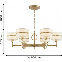 Подвесная люстра Favourite Mateo 2634-8P