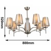 Люстра на штанге Favourite Velum 2906-7P