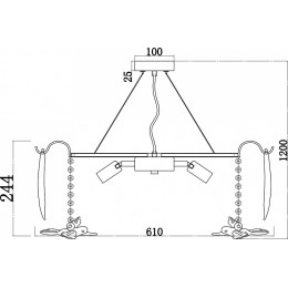 Подвесная люстра Favourite Philomela 3054-8P