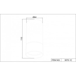 Накладной светильник Favourite Naram 3070-1C