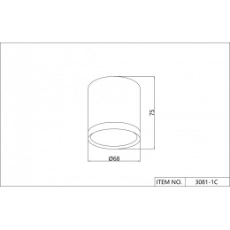 Накладной светильник Favourite Baral 3081-1C