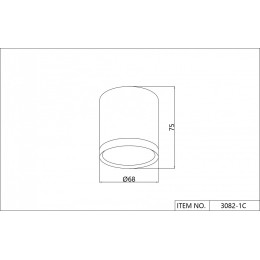Накладной светильник Favourite Baral 3082-1C