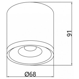 Накладной светильник Favourite Prakash 3086-1C