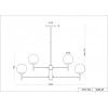 Люстра на штанге Favourite Sheeny 3088-8P