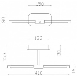 Подсветка для зеркала Favourite Insight 4016-1W