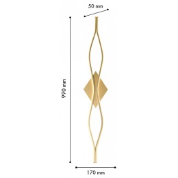 Накладной светильник Favourite Mebius 4741-2W