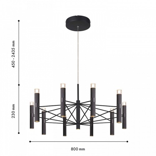Подвесная люстра Favourite Blick 4758-10P