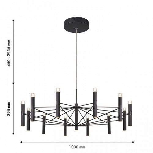 Подвесная люстра Favourite Blick 4758-12P