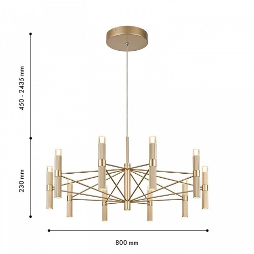 Подвесная люстра Favourite Blick 4759-10P