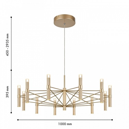 Подвесная люстра Favourite Blick 4759-12P