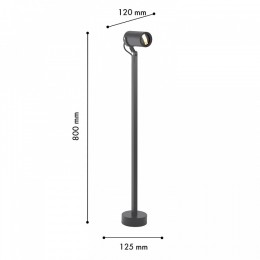 Наземный высокий светильник Favourite Slit 4807-1F