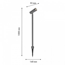 Наземный высокий светильник Favourite Micron 4810-1F