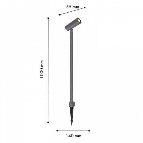 Наземный высокий светильник Favourite Micron 4810-1F