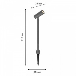 Наземный низкий светильник Favourite Micron 4810-1T