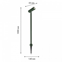 Наземный высокий светильник Favourite Micron 4811-1F