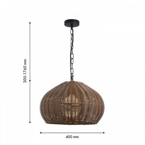 Подвесной светильник Favourite Wicker 4883-1P