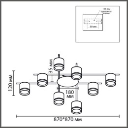 Торшер Loft it Stream 10208F Gunmetal