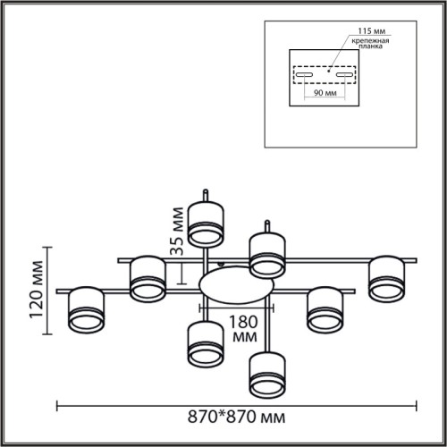 Торшер Loft it Stream 10208F Gunmetal