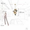 Подвесная люстра Loft it Britannica 10401/600M