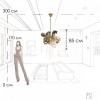 Подвесная люстра Loft it Britannica 10401/800S