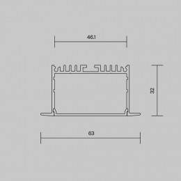 Короб встраиваемый Maytoni  632004