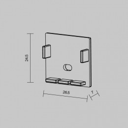 Набор заглушек для профиля Maytoni  642001