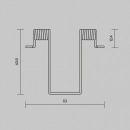Набор скоб для встраивания профиля Maytoni  642002