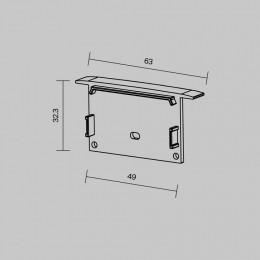 Набор заглушек для профиля Maytoni  642003