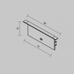 Набор заглушек для профиля Maytoni  642005