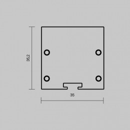 Заглушка для профиля Maytoni  642039