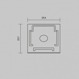Заглушка для профиля Maytoni  642066