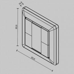 Панель универсальная сенсорная накладная Maytoni DALI 721052