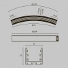 Профиль накладной Maytoni Led strip ALM-3535R-B-D-45°-1.5M