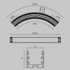 Профиль накладной Maytoni Led strip ALM-3535R-B-D-90°-0.8M