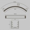Профиль накладной Maytoni Led strip ALM-3535R-B-D-90°-1.5M