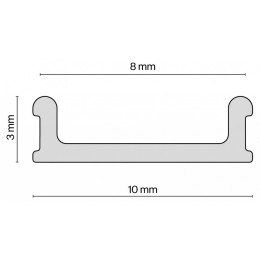 Заглушка для профиля Maytoni ALM012EC ALM012-SC-B