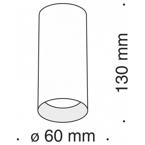 Накладной светильник Maytoni Focus C010CL-01B