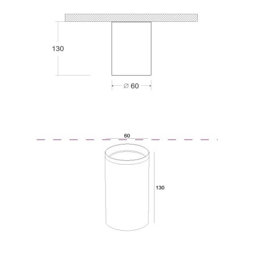 Накладной светильник Maytoni Focus C010CL-01MG