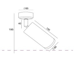 Спот Maytoni Focus C017CW-01G