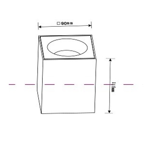 Накладной светильник Maytoni Zoom C030CL-01B