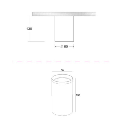 Накладной светильник Maytoni Focus Design C036CL-01B