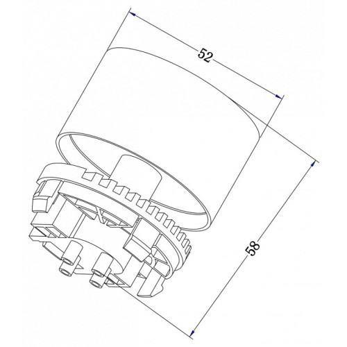 Накладной светильник Maytoni FOCUS S C050CL-01B