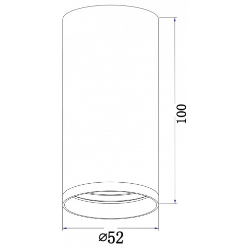 Накладной светильник Maytoni Focus S C052CL-01MG