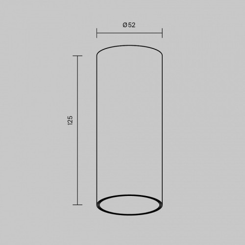 Накладной светильник Maytoni FOCUS LED C056CL-L12W2.7K-W-BS