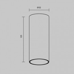 Накладной светильник Maytoni FOCUS LED C056CL-L12W3K-W-BS