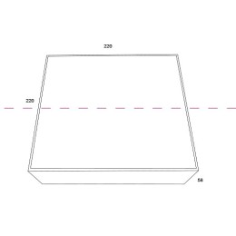 Накладной светильник Maytoni Zon C067CL-L27W4K